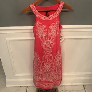 NWT INC Concepts Mango colored bohemian midi dress